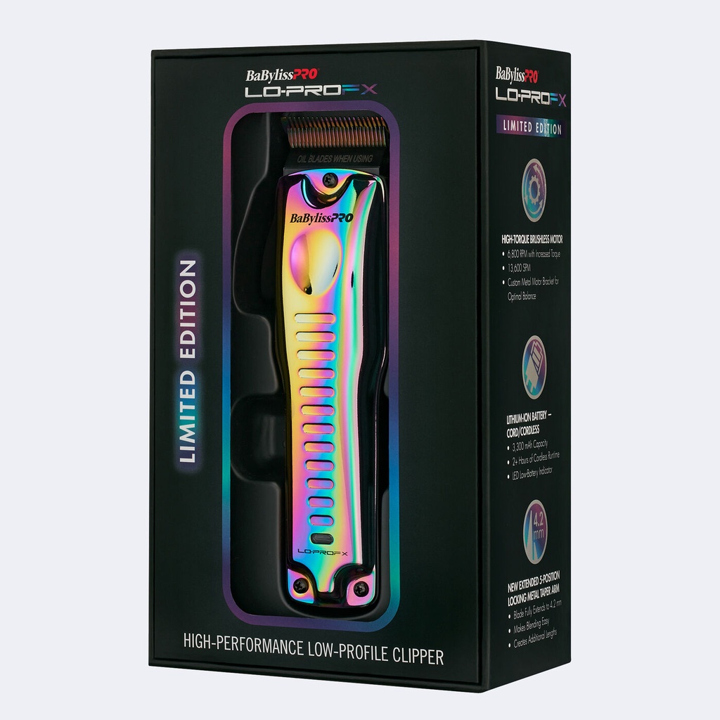 Cortadora BaBylissPRO Barberology Lo-Pro Tornasol Inalámbrica